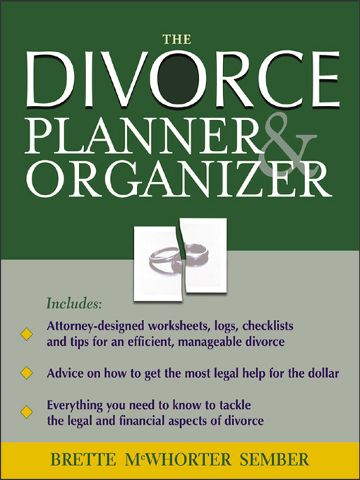 Cover image for The Divorce Organizer & Planner